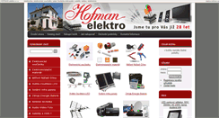 Desktop Screenshot of elektro-hofman.cz