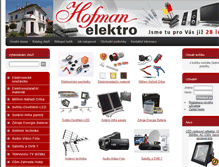 Tablet Screenshot of elektro-hofman.cz